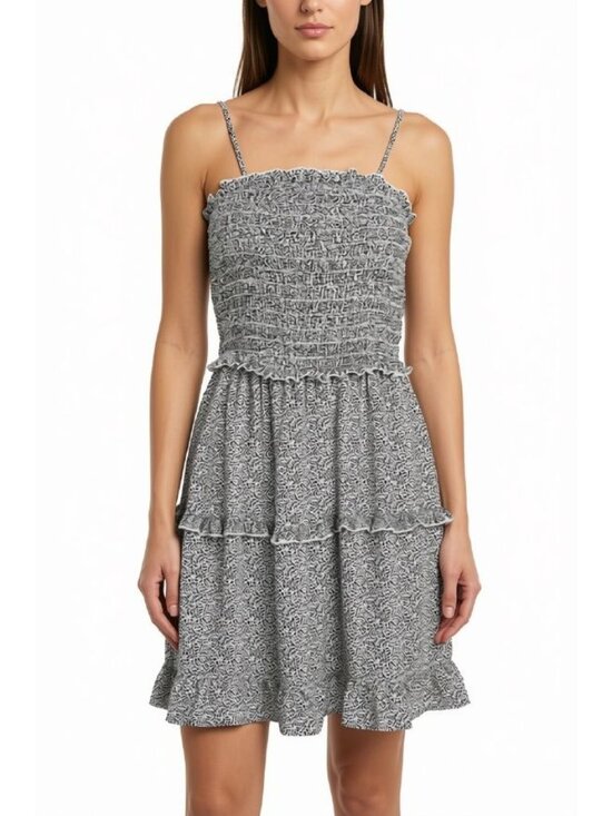 Jessica Simpson Dresses & Skirts - Jessica Simpson Smocked Spaghetti Strap Tiered Georgette Sundress Women's Small